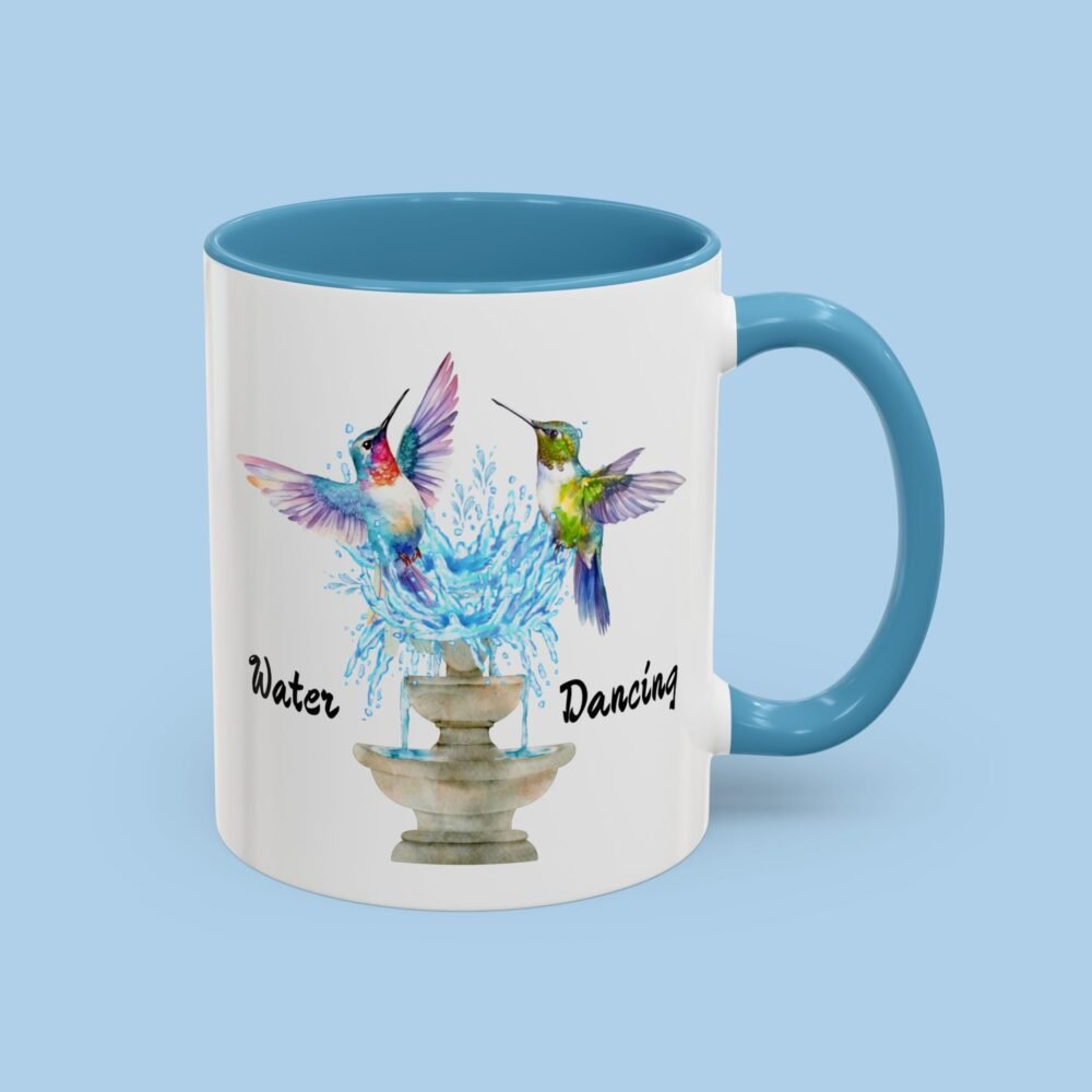 Water Dancing Accent Coffee Mug gifts for her, gifts for him