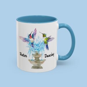 Water Dancing Accent Coffee Mug gifts for her, gifts for him