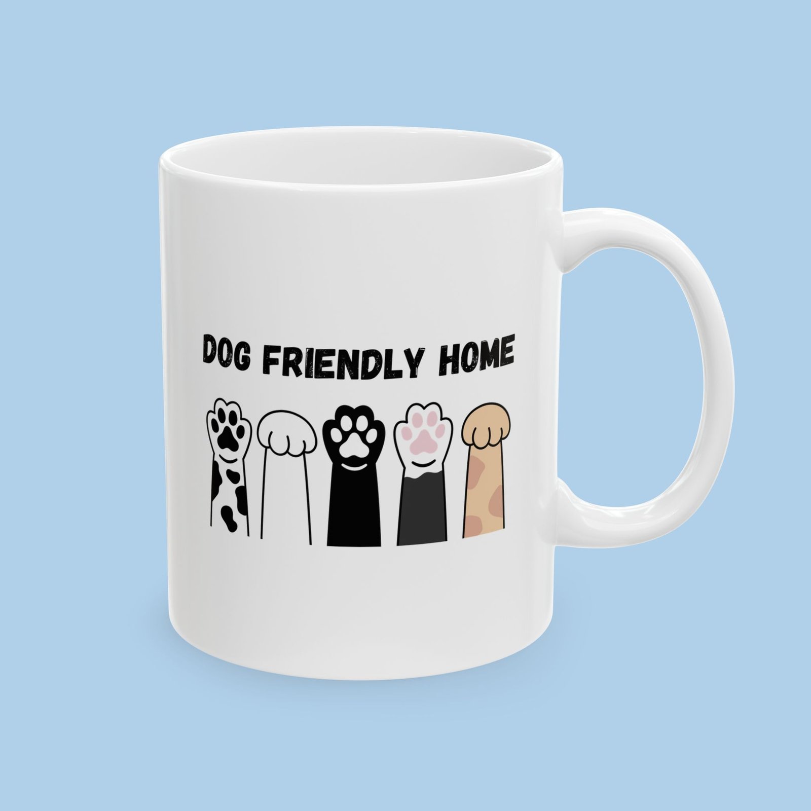 Dog Friendly Home Ceramic Mug - Image 2