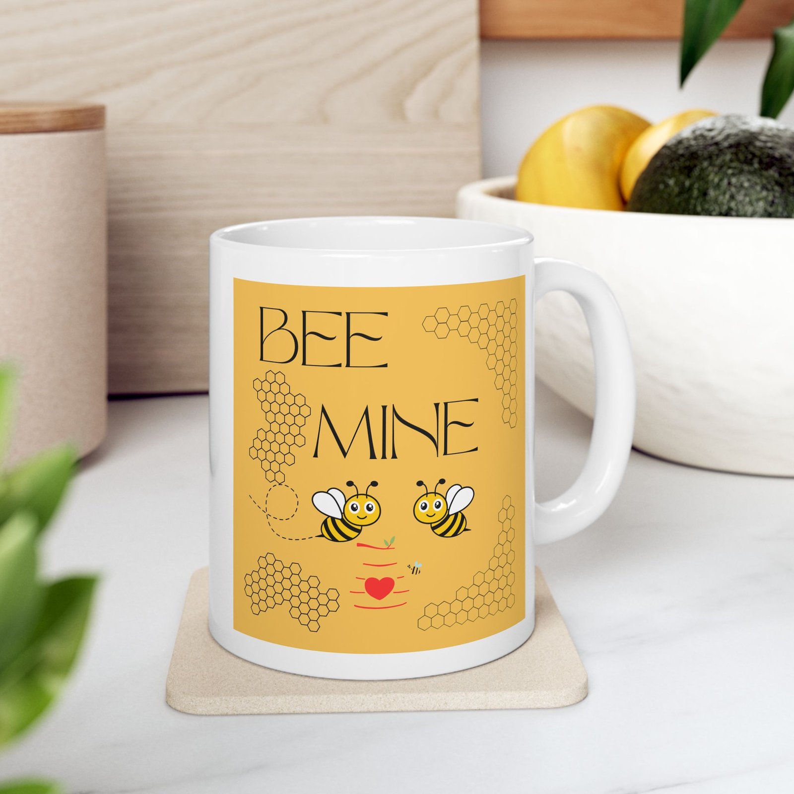 Bee Mine Ceramic Mug - Image 3