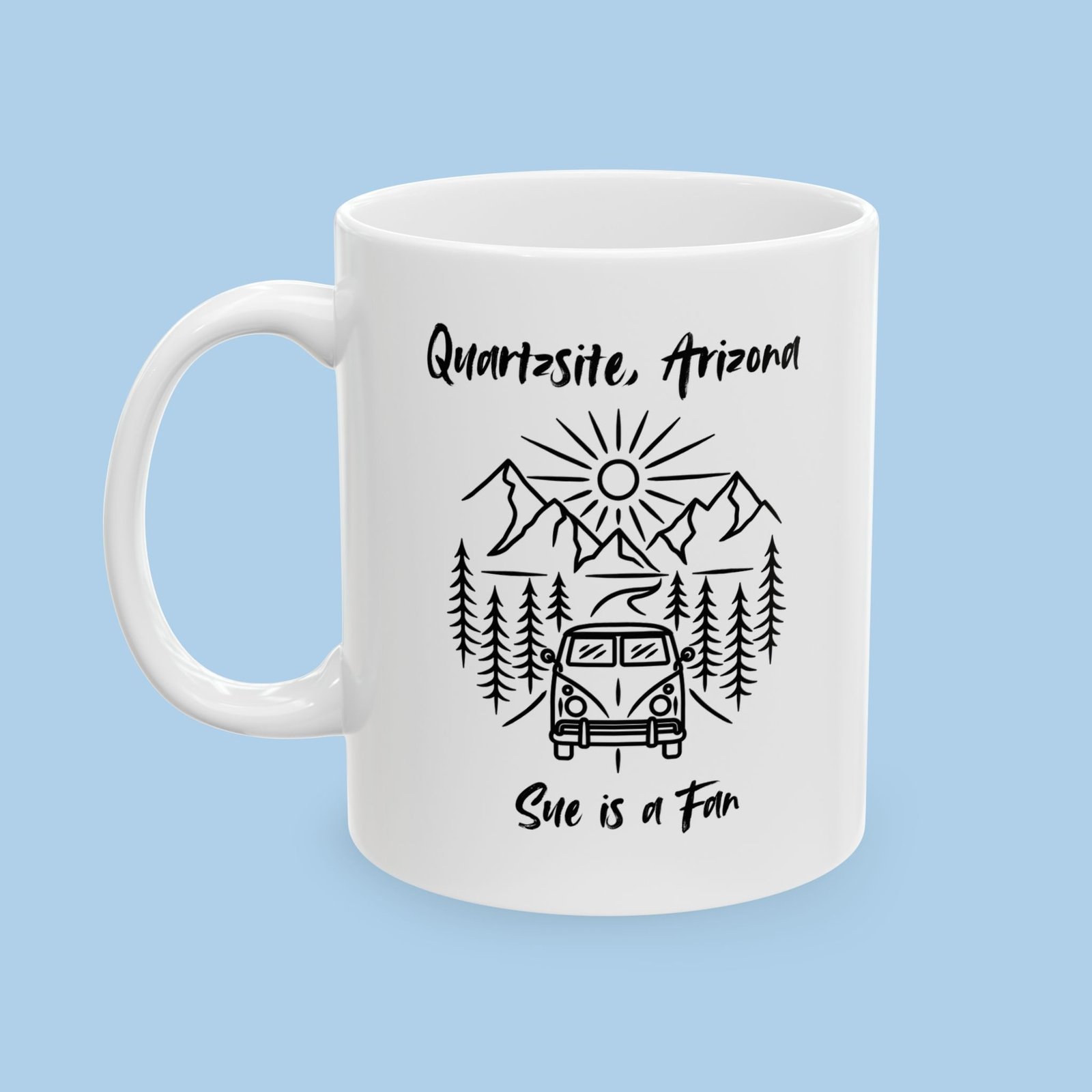 Personalized Quartzsite Arizona Ceramic Mug