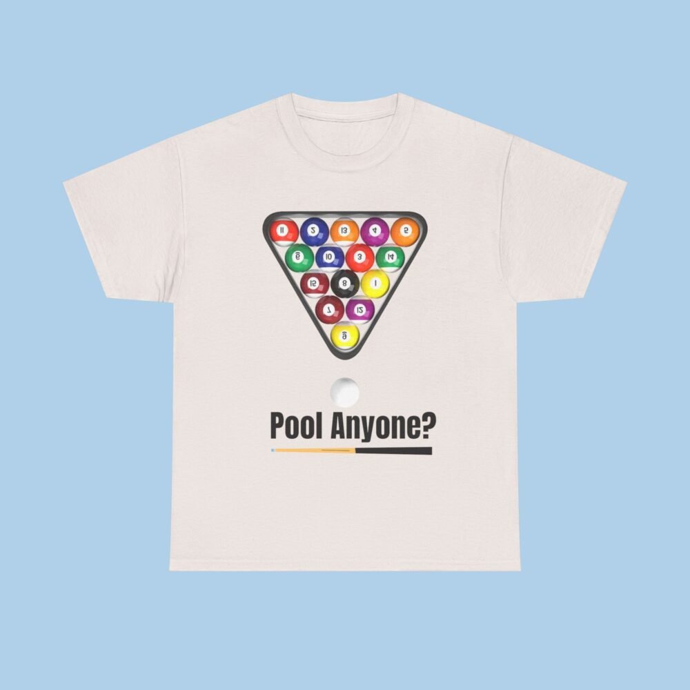 Pool Anyone Unisex Heavy Cotton Tee, gifts for her, gifts for him, billiards, games