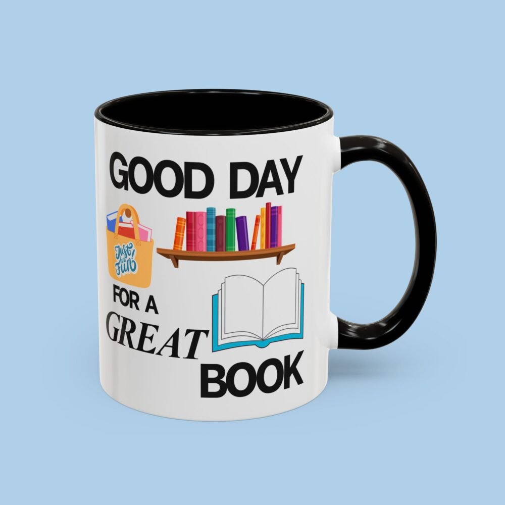 Good Day for a Great Book Colorful Mugs