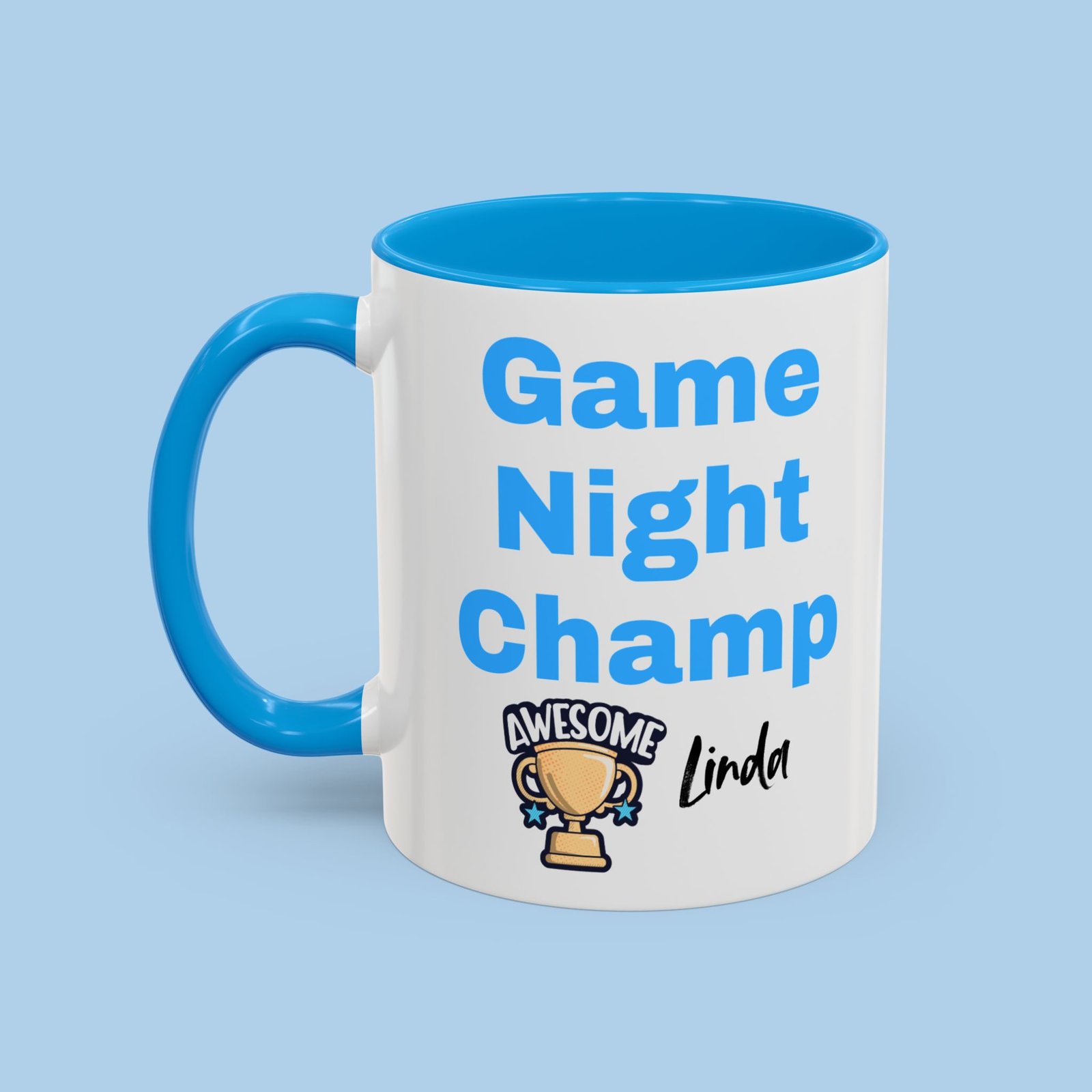 Personalized Game Night Champ Colorful Mug - Image 2