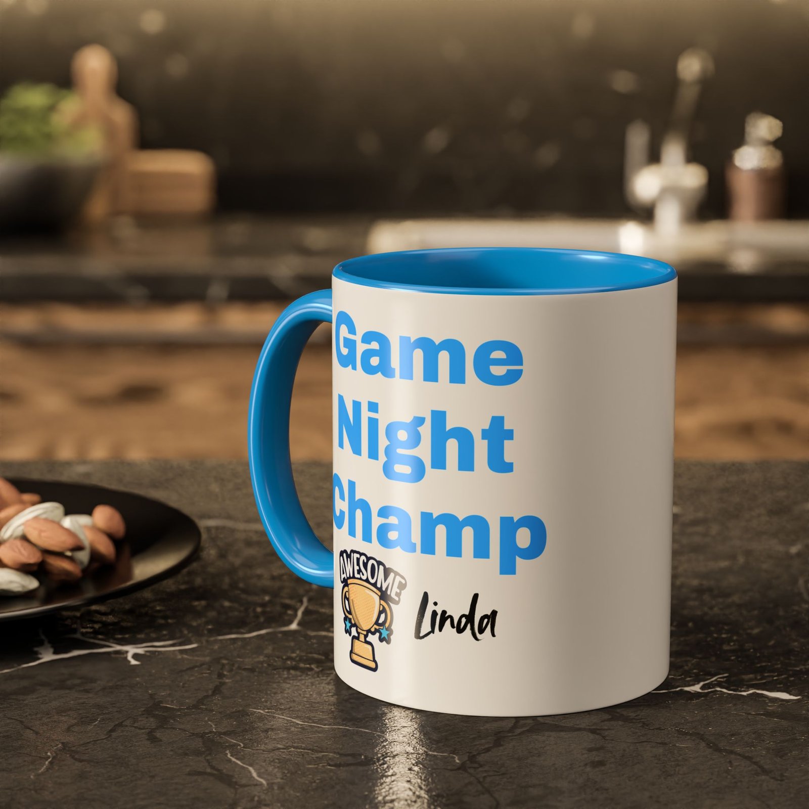 Personalized Game Night Champ Colorful Mug - Image 4