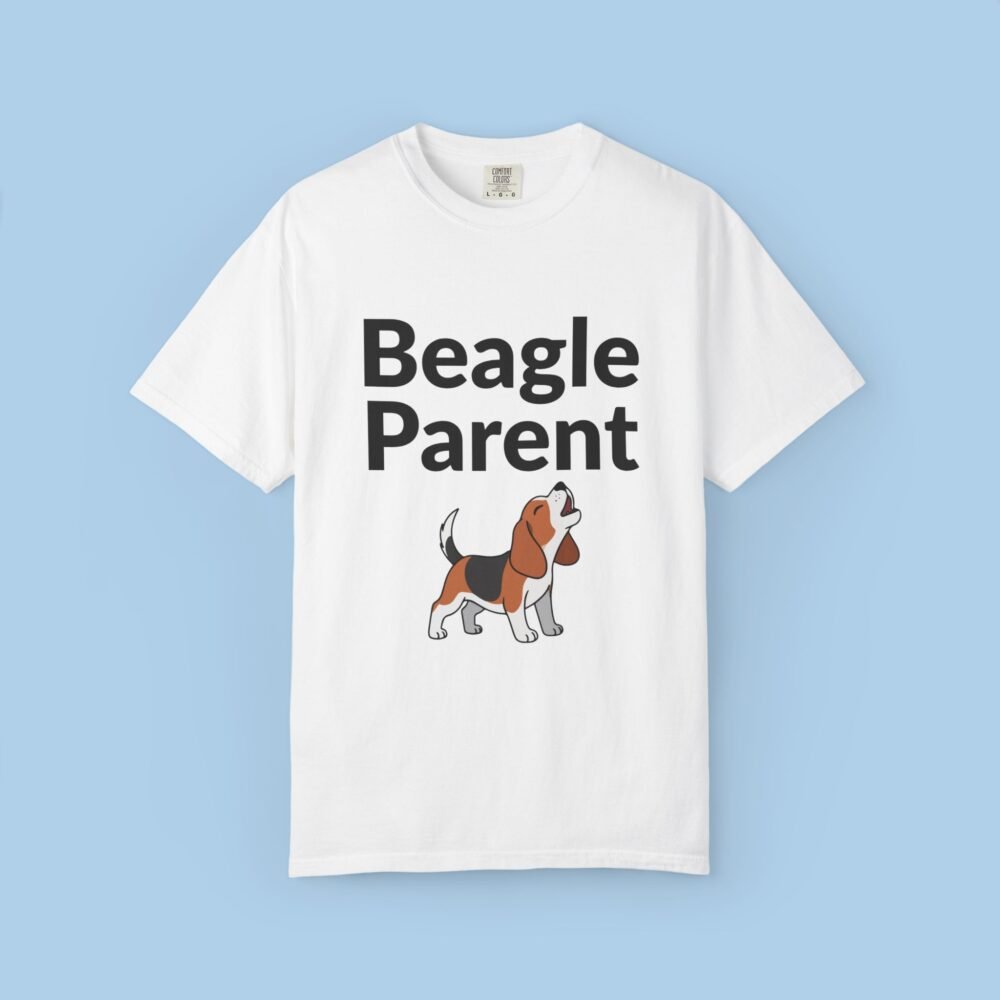 Personalized Beagle Parent Unisex Garment-Dyed T-shirt
