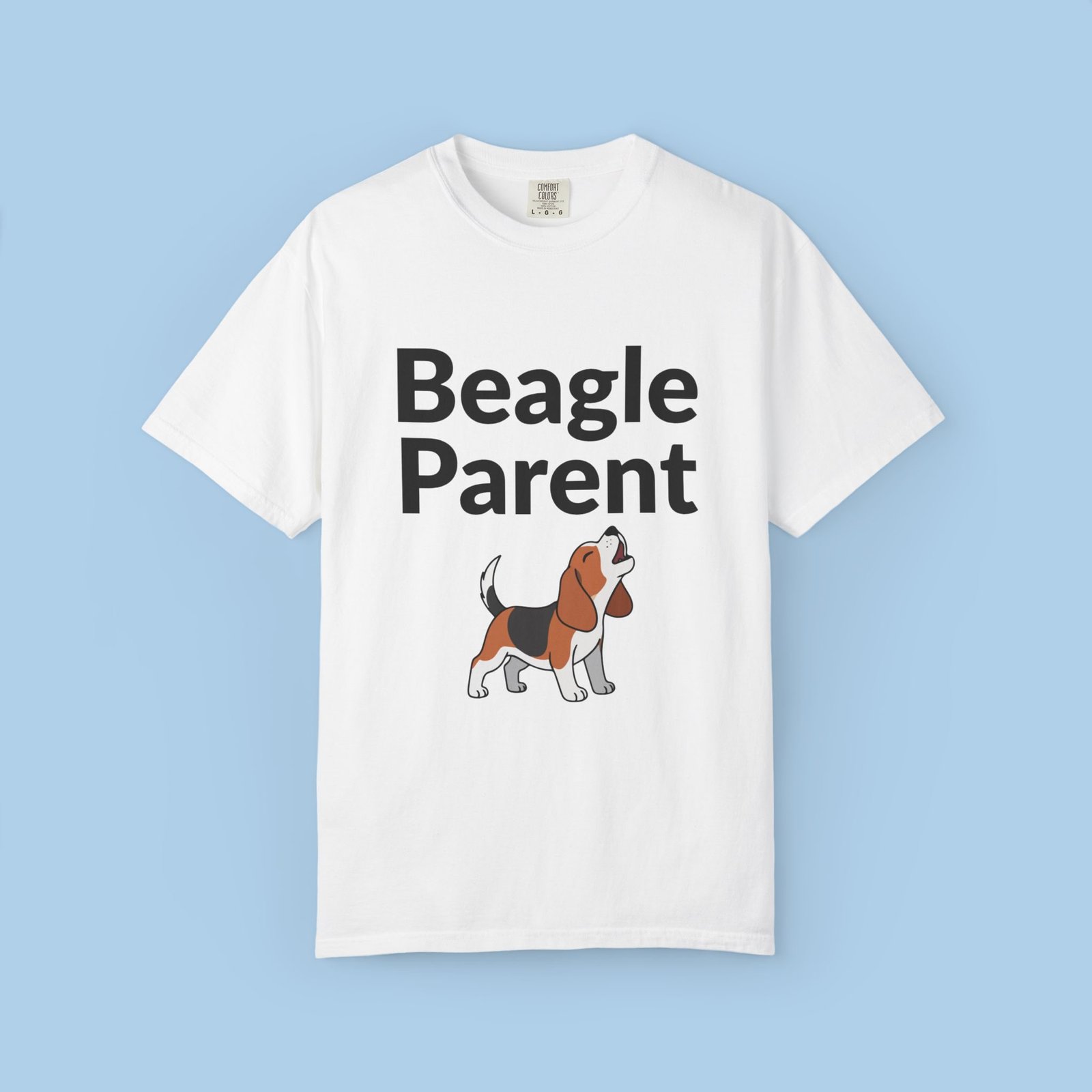 Personalized Beagle Parent Unisex Garment-Dyed T-shirt