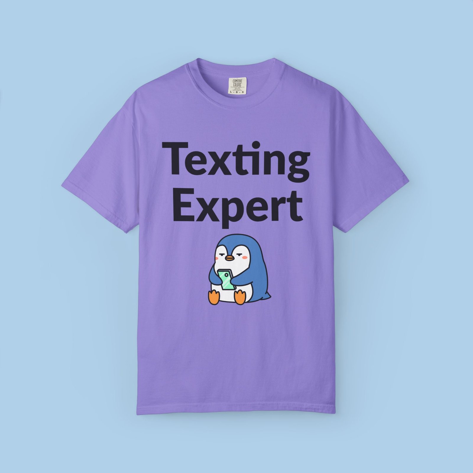 Texting Expert Unisex Garment-Dyed T-shirt - Image 4