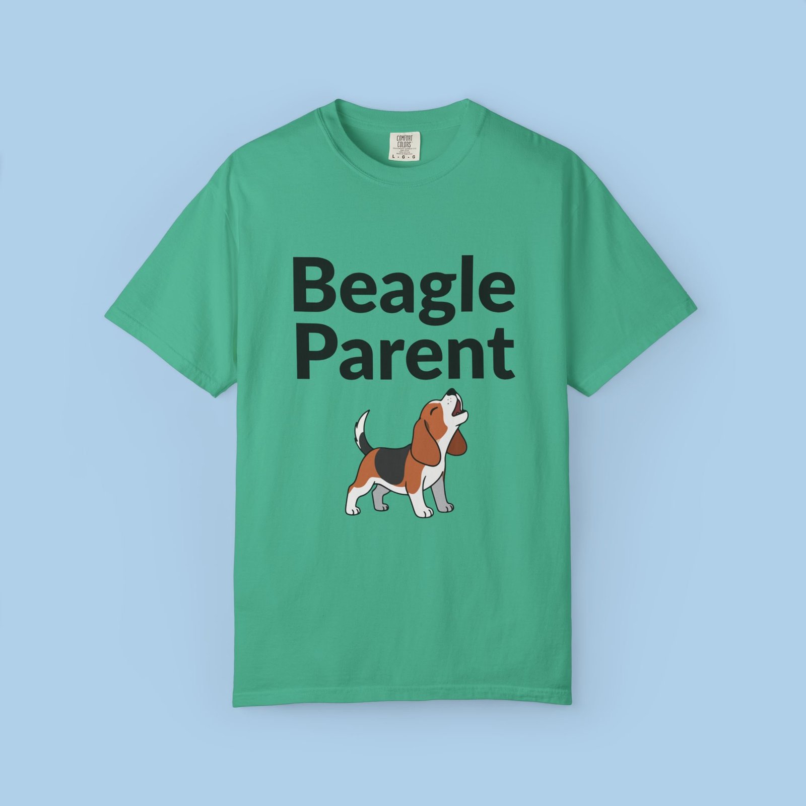 Personalized Beagle Parent Unisex Garment-Dyed T-shirt - Image 2