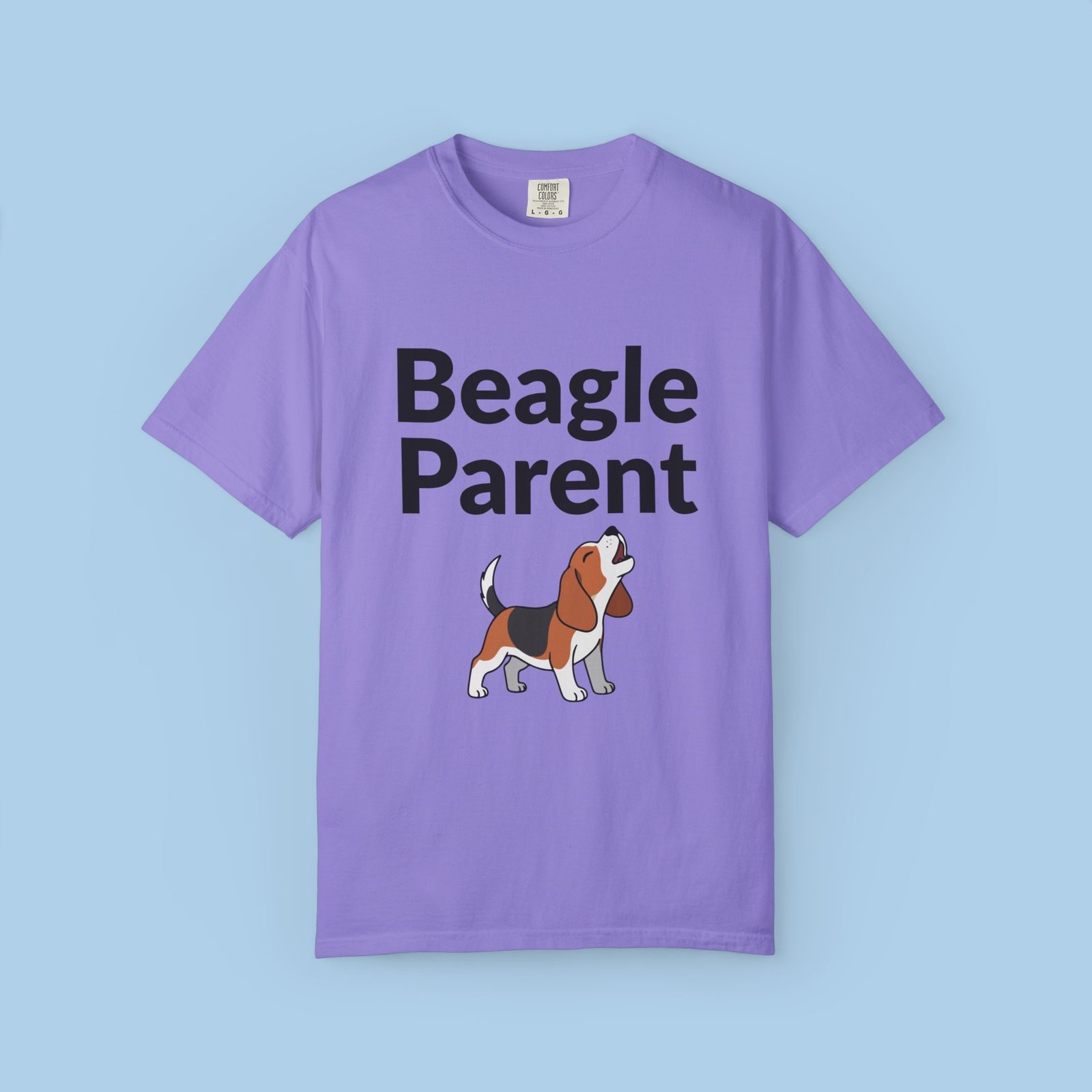 Personalized Beagle Parent Unisex Garment-Dyed T-shirt - Image 5