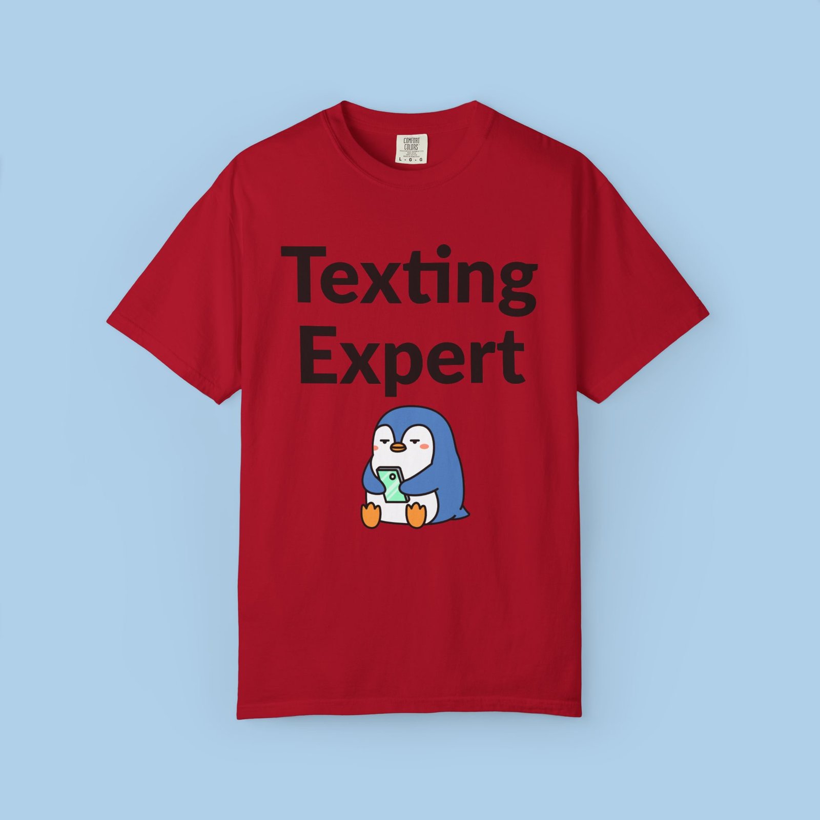 Texting Expert Unisex Garment-Dyed T-shirt - Image 6