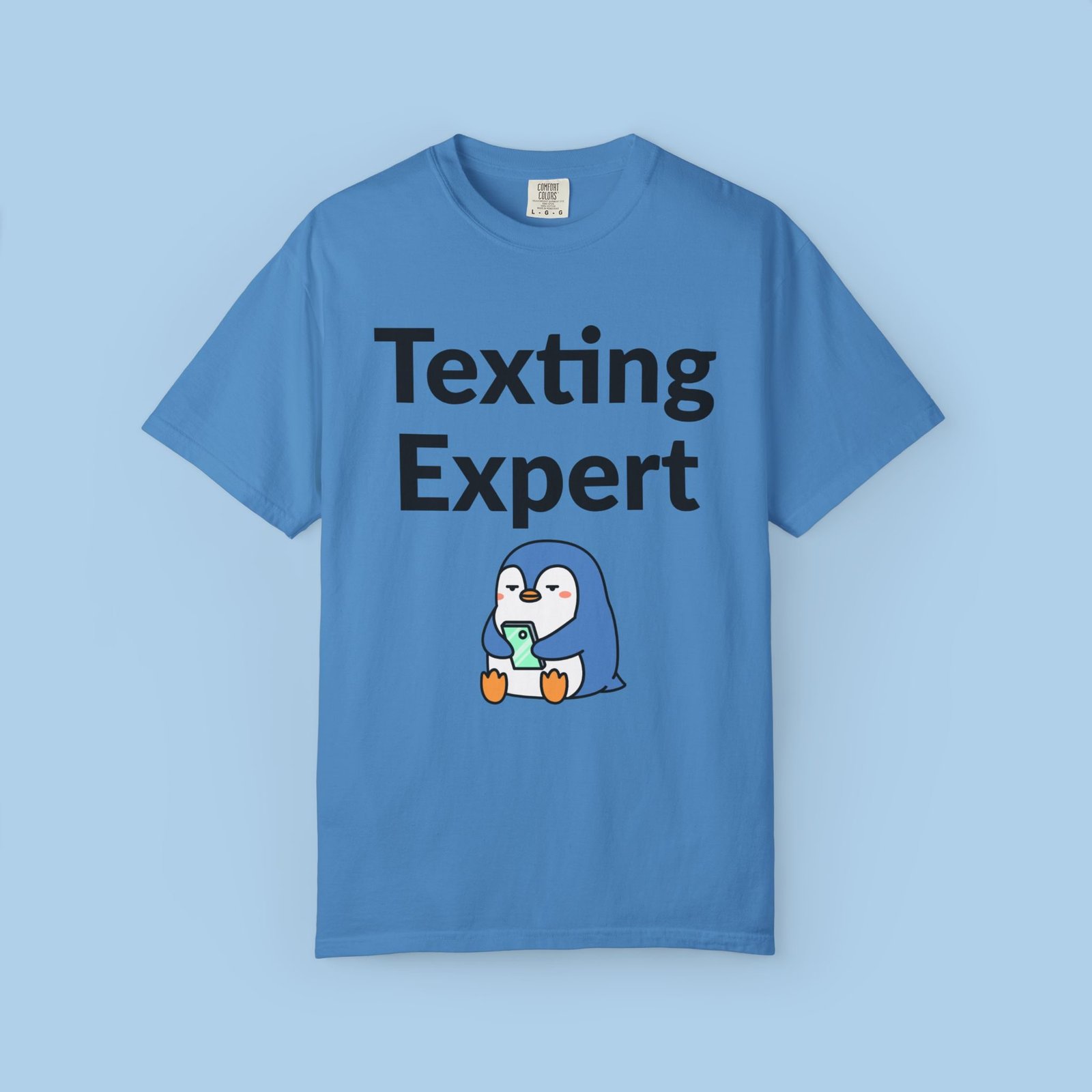 Texting Expert Unisex Garment-Dyed T-shirt - Image 3