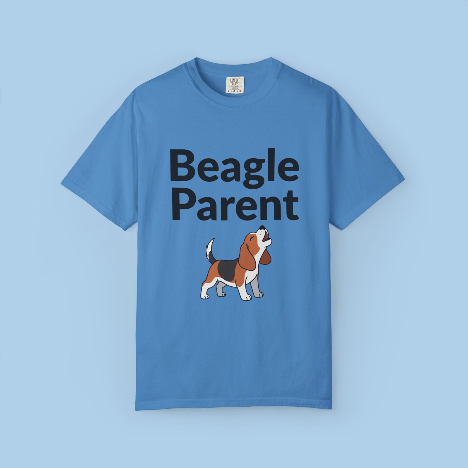 Personalized Beagle Parent Unisex Garment-Dyed T-shirt - Image 4